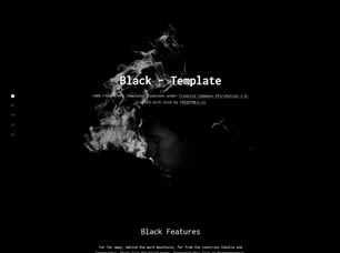 Black Free CSS Template