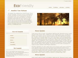 EcoFriendly Free CSS Template