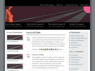 Nautica 05 Dark Free Website Template