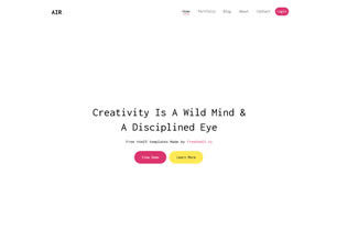 Air Free CSS Template