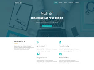 Medilab Free Website Template