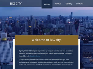 Big City Free Website Template