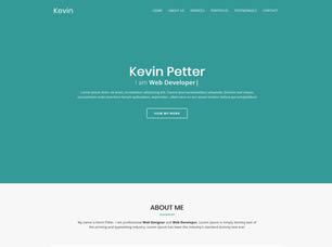 Kevin Free Website Template