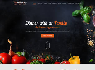 Restaurant Free Website Template