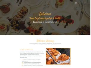 Delicious Free Website Template