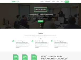 Mentor Free CSS Template