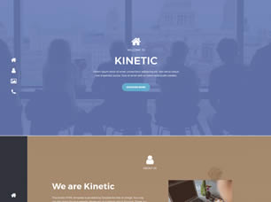 Kinetic Free CSS Template