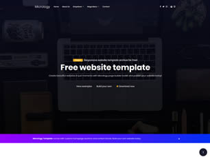 Micrology Free Website Template