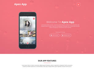 Apex App Free Website Template