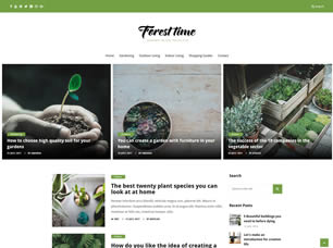 ForestTime Free CSS Template