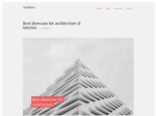 Architect Free Website Template