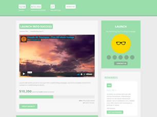 Launch v1.0 Free Website Template