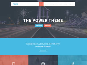 Power Free CSS Template
