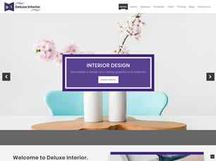 Deluxe Interior Free CSS Template