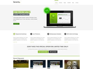 Serenity Free CSS Template