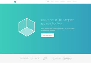 Cube Free Website Template