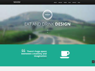 Maxim Free Website Template
