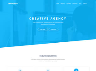 Dart Agency Free CSS Template