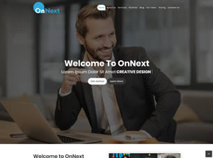 OnNext Free Website Template