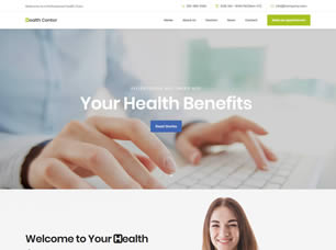Health Center Free Website Template