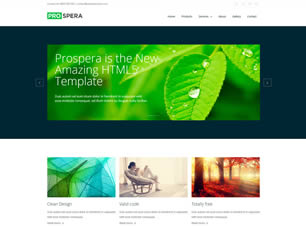 Prospera Free Website Template