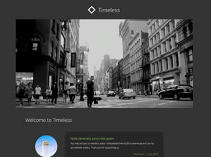 Timeless Free CSS Template
