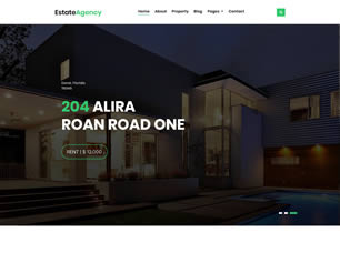 EstateAgency Free CSS Template