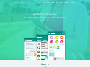 Avilon Free Website Template