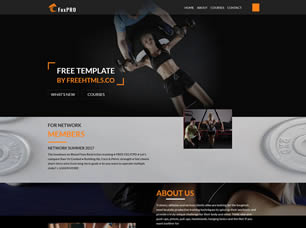 Free Fitness Web Template from www.free-css.com