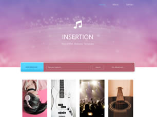 Insertion Free CSS Template