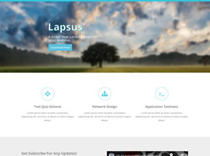 Lapsus Free Website Template