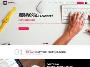RD Business Free Website Template