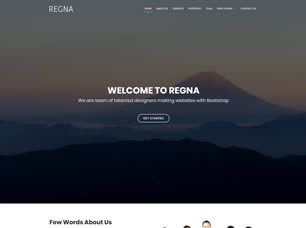 Regna Free Website Template