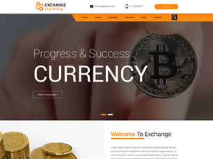 Currency Exchange Free Website Template