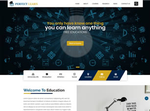Perfect Learn Free Website Template
