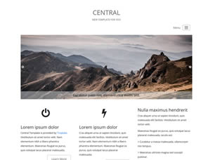 Central Free CSS Template