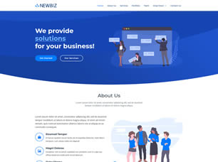 NewBiz Free Website Template