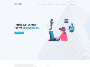 Rapid Free CSS Template