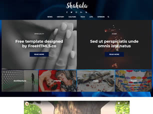 Shahala Free Website Template