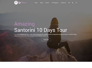 Go Tours Free CSS Template