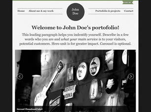 Retro Doe Free Website Template