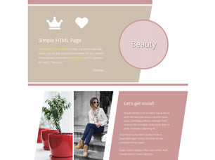 Beauty Free CSS Template