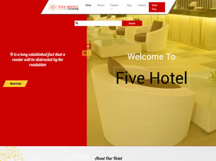 Five Hotel Free Website Template