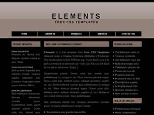 Elements Free Website Template