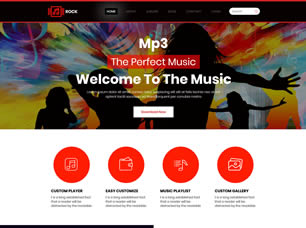 Free Music Website Templates 54 Free Css
