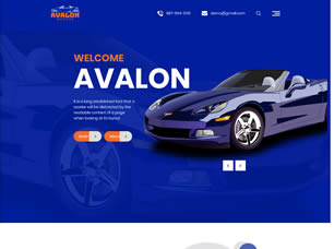 Avalon  Free Website Template