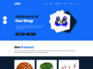 Sock Free CSS Template