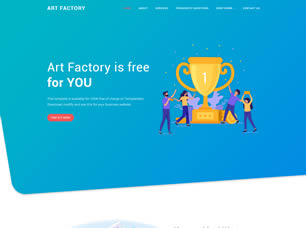 Art Factory Free Website Template