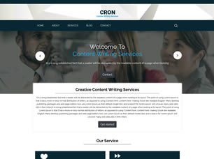 Cron Free Website Template