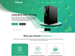 Focus Free CSS Template